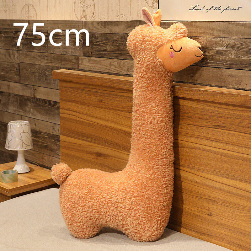 Alpaca plush toy pillow