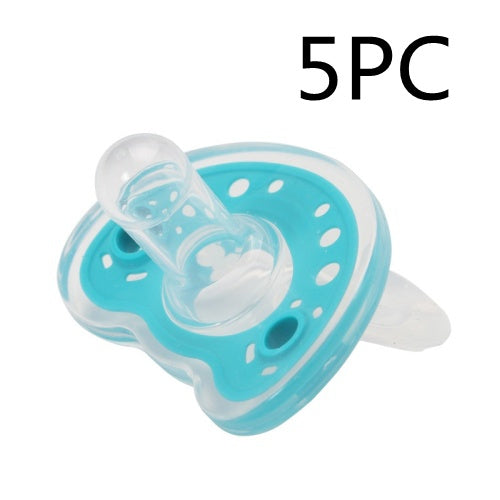 Baby Products Full Silica Gel Pacifier Two-color Liquid Silicone Sleep Comfort Baby Pacifier Baby