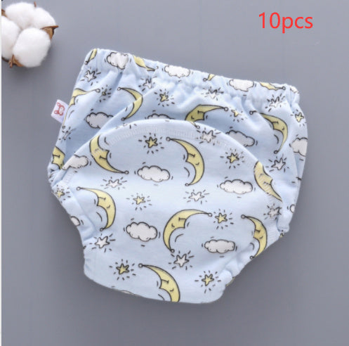 Baby Training Pants Washable 6-layer Gauze Diaper Cover